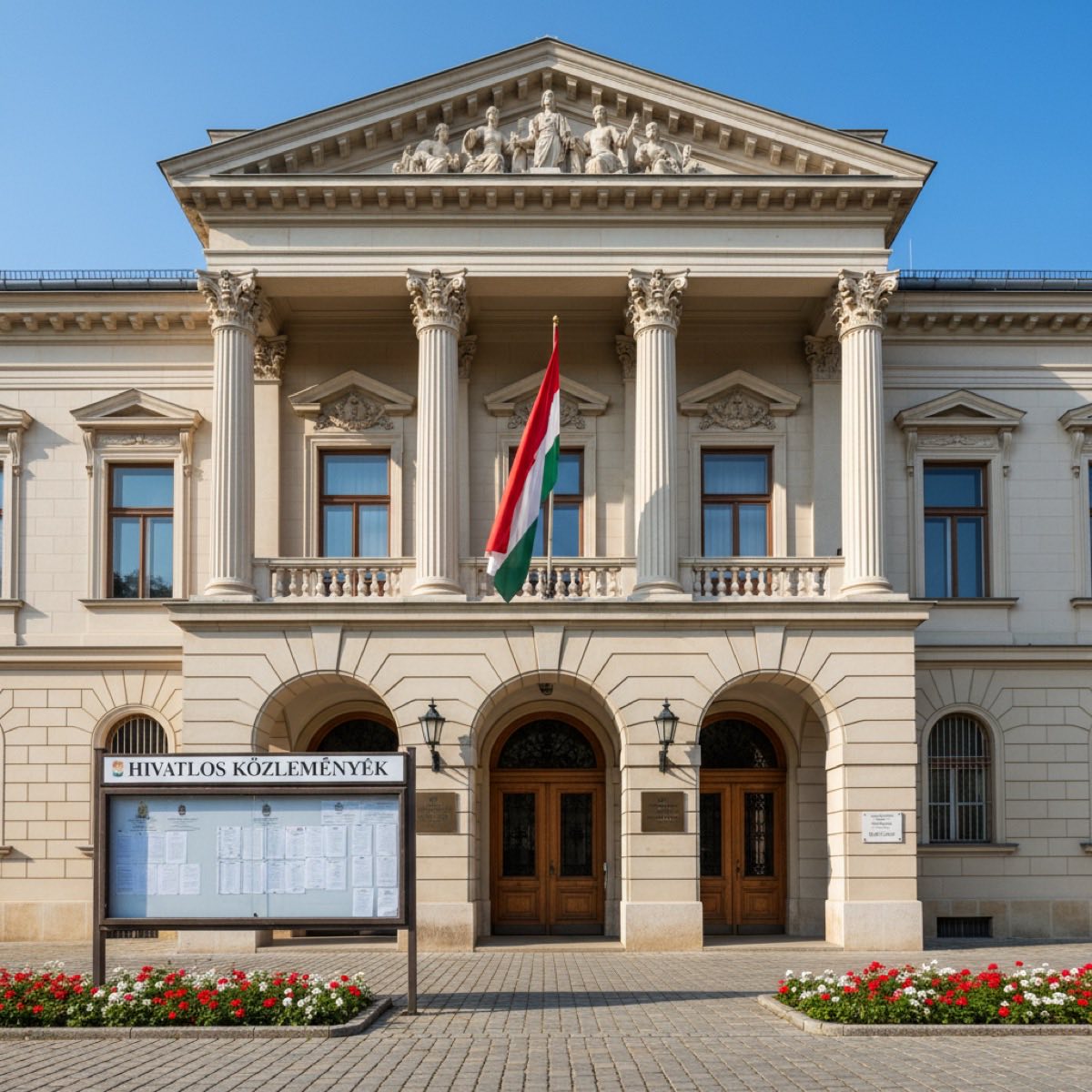 Magyar önkormányzati épület - helyi rendelet